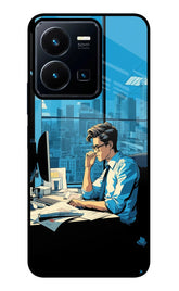 Focused Hustler (AI Generated) Vivo Y35 Glass Case